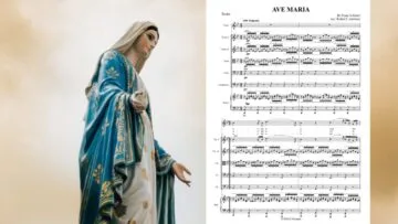 Ave Maria de Franz Schubert, para Cordas, Voz e Piano