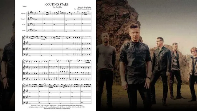 counting-stars-one-republic-string-quartet-sheet-music