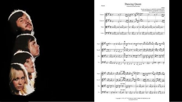 dancing-queen-abba-string-quartet-sheet-music